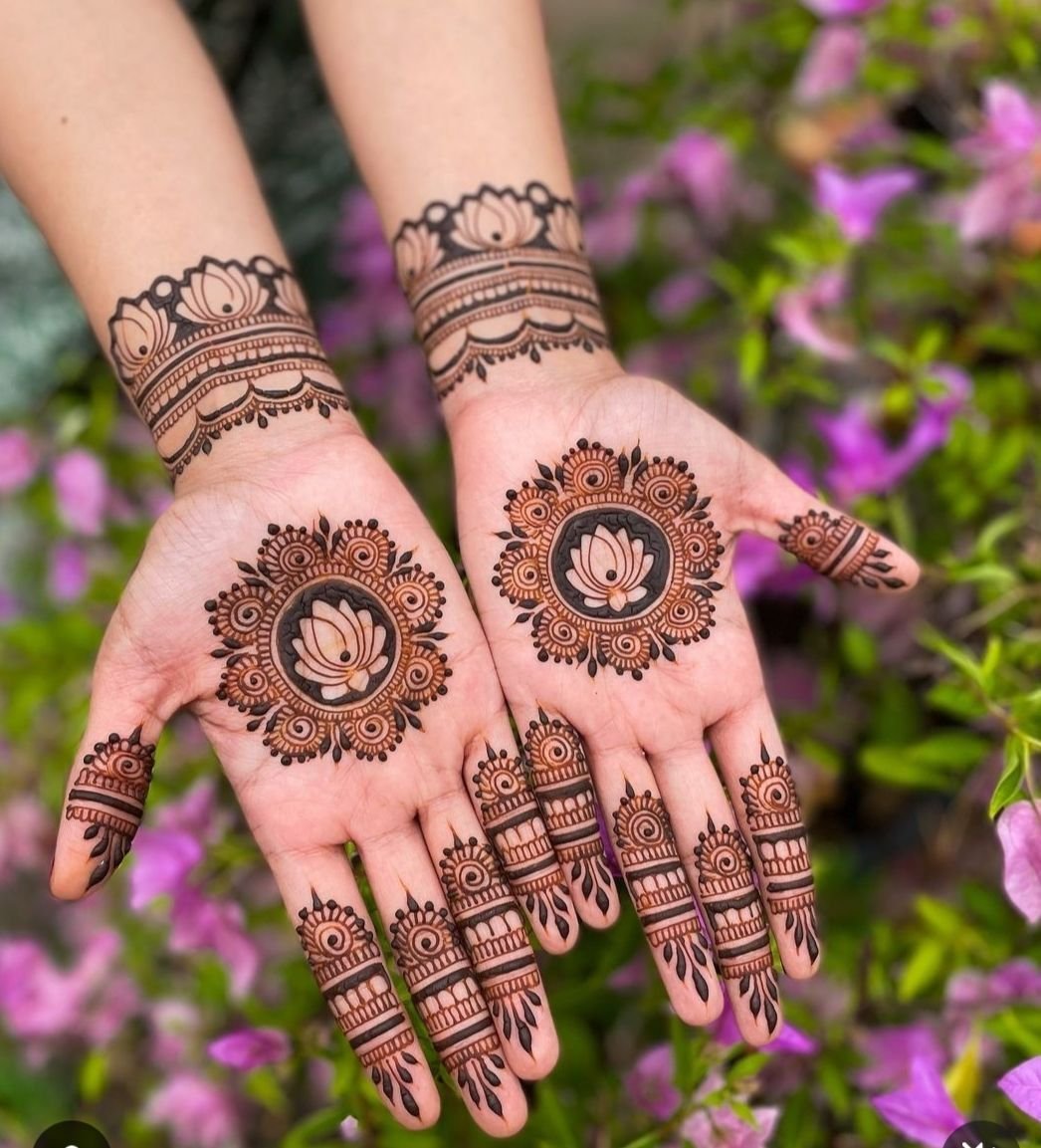 Traditional Indian Mehendi design